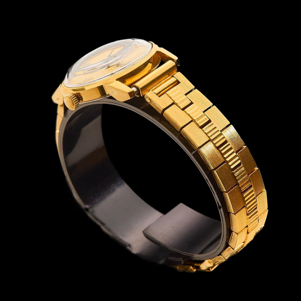 Vintage LUCH Gold-Plated Women's Watch | Aurum 10 Coating, Shockproof, Conditionally New