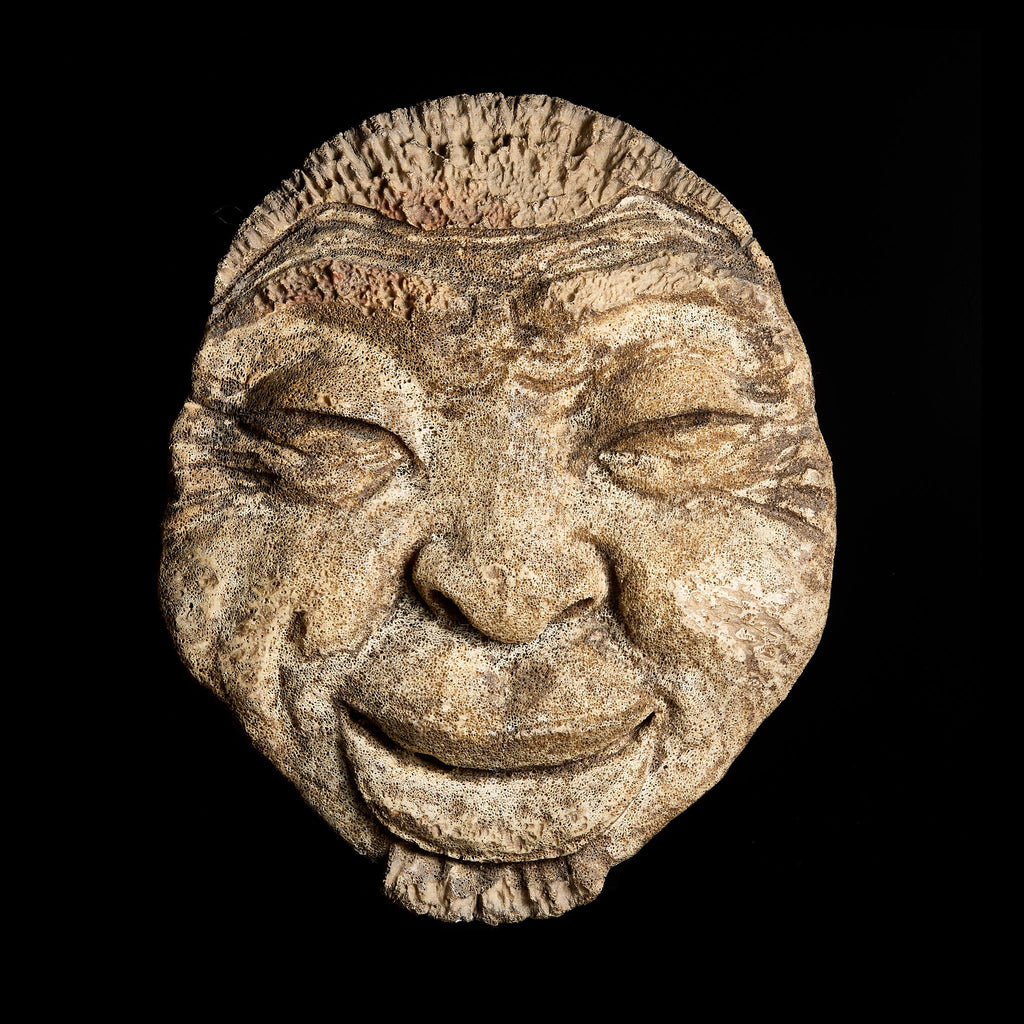 Authentic Inuit/Yupik Mask Carving from Whale Vertebrae | Bay of the Holy Cross 1991