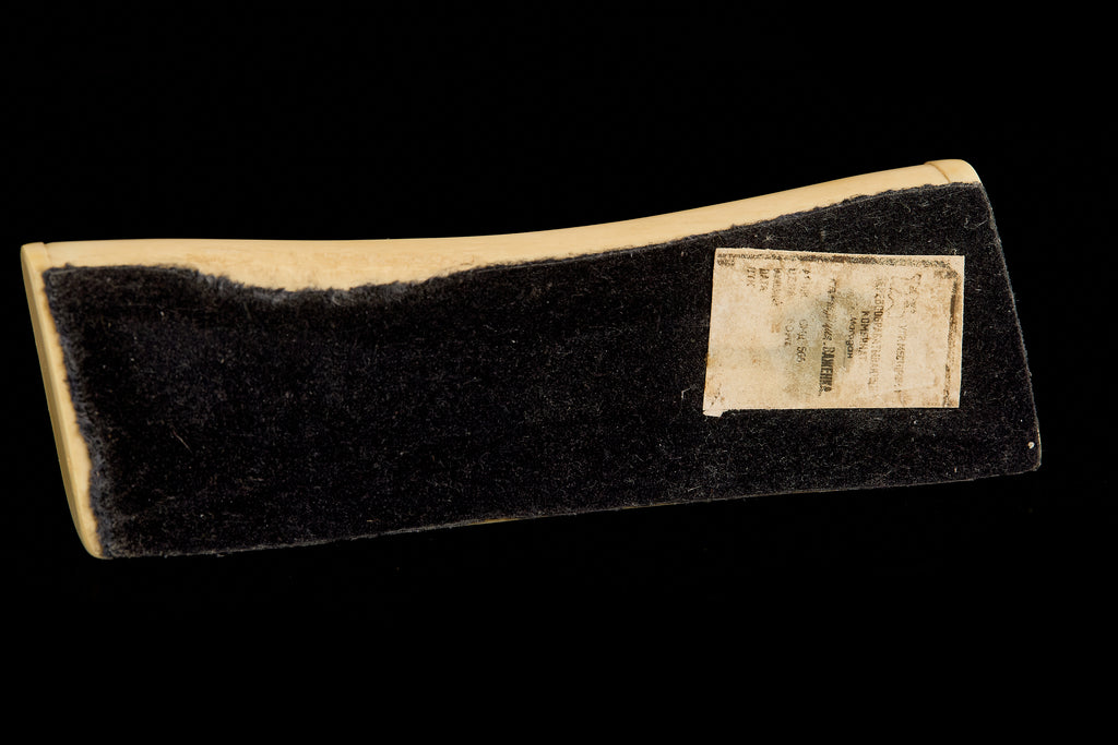 Antique Bone Carving: Resting Polar Bear Cubs Composition | Yupik Art, Early 20th C.