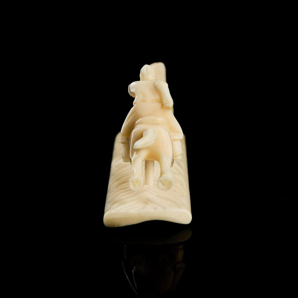 Authentic Inuit Carving: Vintage Arctic Eskimo Scene | Yupik Art, Chukotka, 1970s