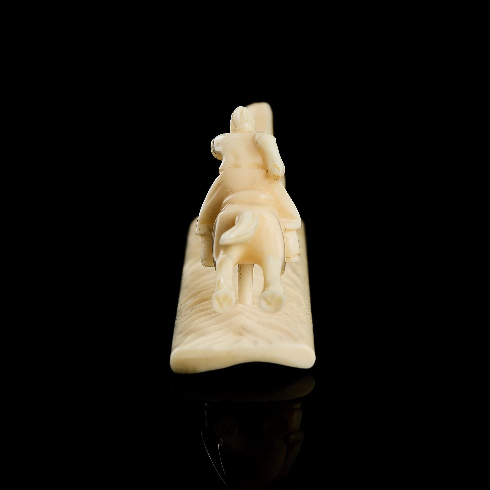 Authentic Inuit Carving: Vintage Arctic Eskimo Scene | Yupik Art, Chukotka, 1970s