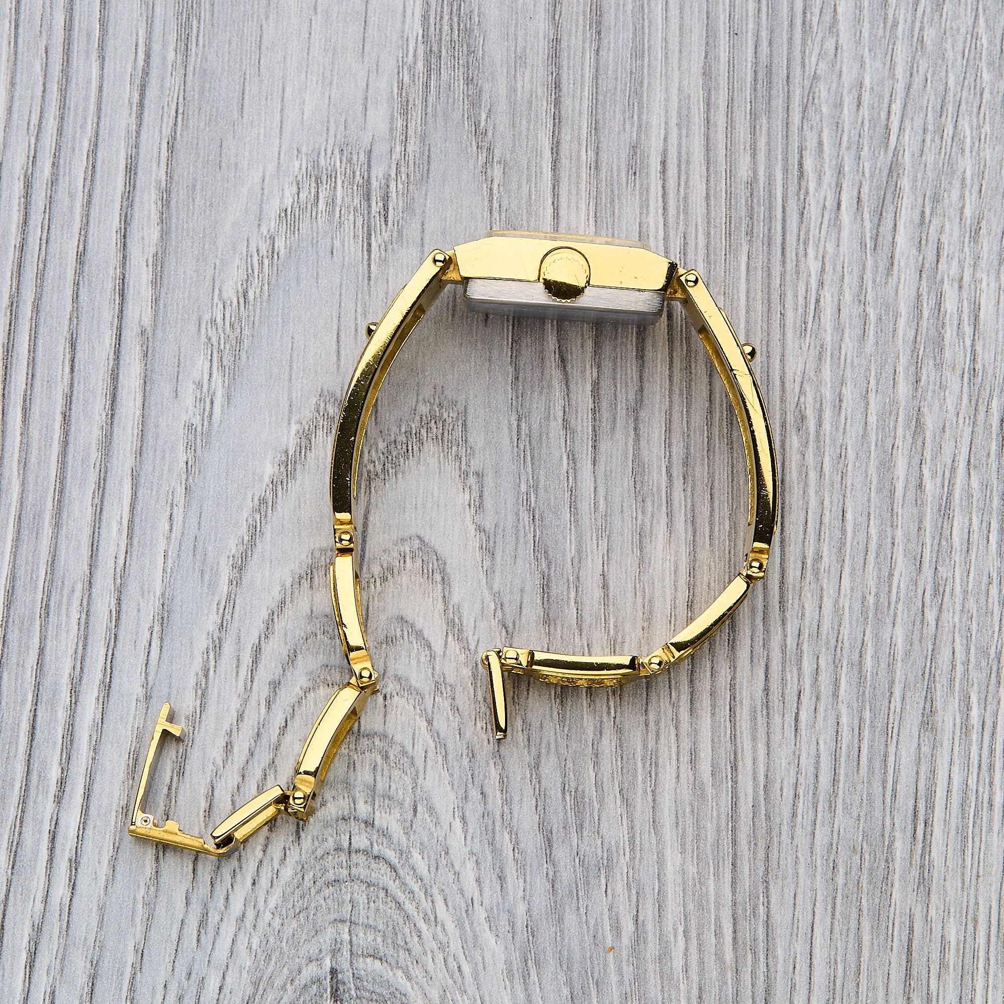 Vintage LUCH Cocktail Watch (16 Jewels) | Gold Plated Bracelet, 90s Model