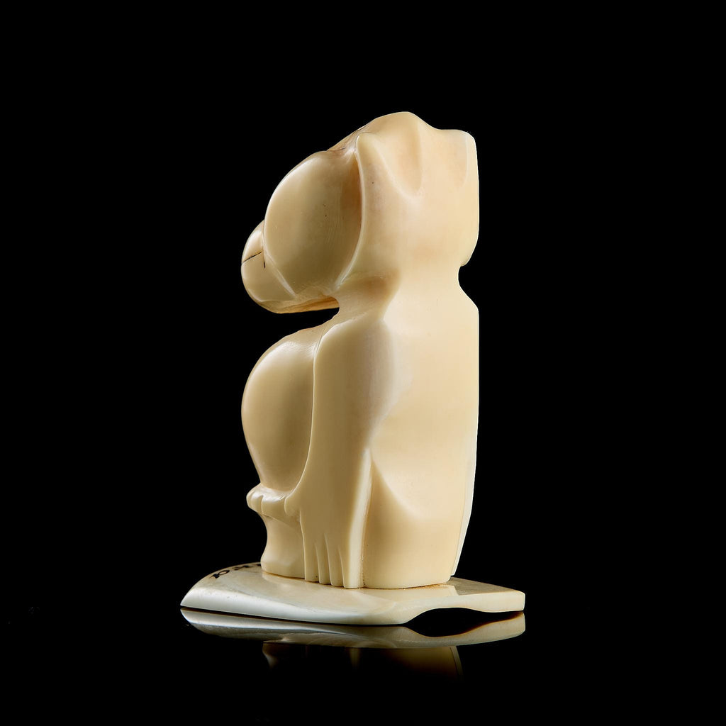 Vintage Inuit Billiken Figurine, Yupik Folk Art, Chukotka Collectible