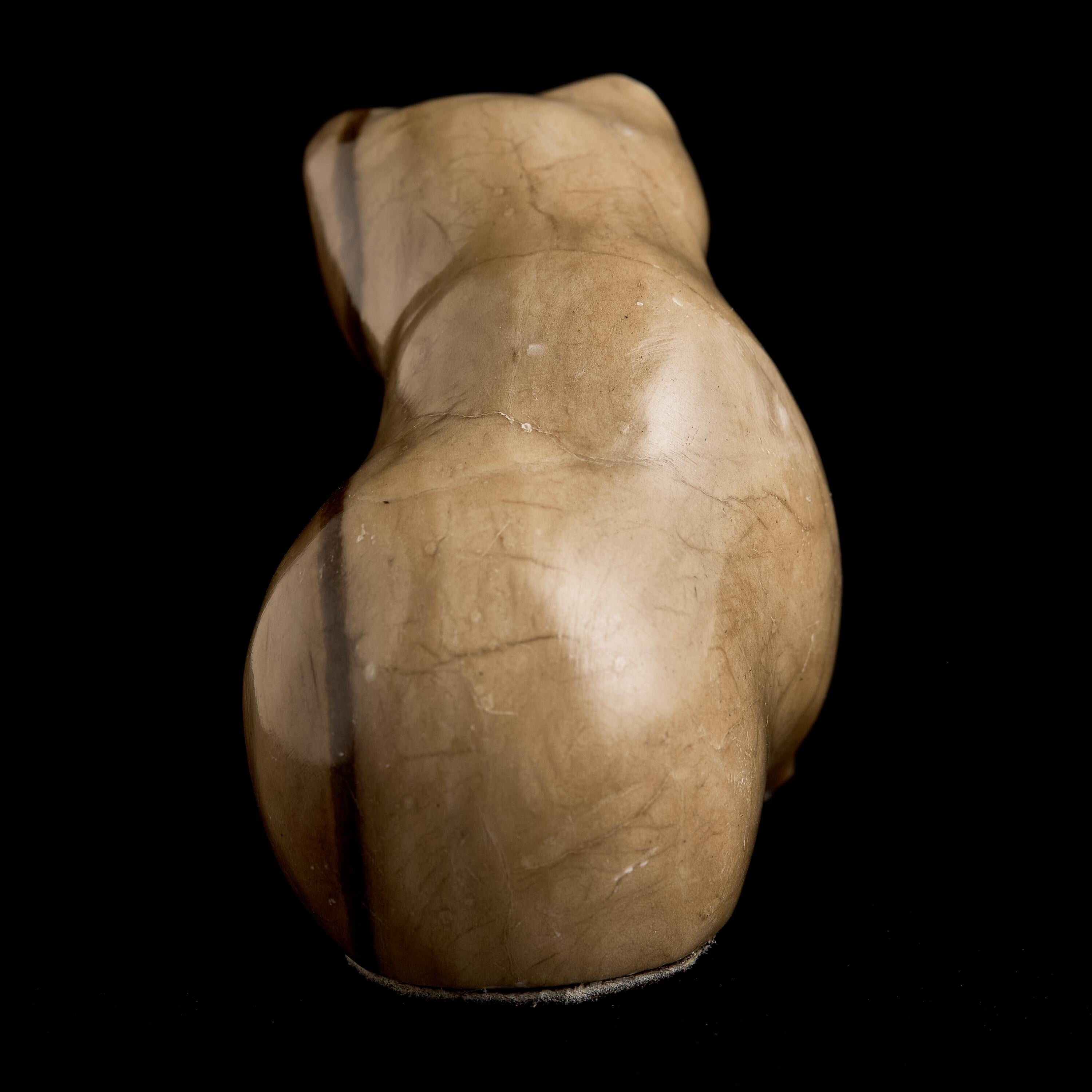 Vintage Inuit Stone Bear Figurine | Yupik Craft Carving, Early-Mid 20th C.