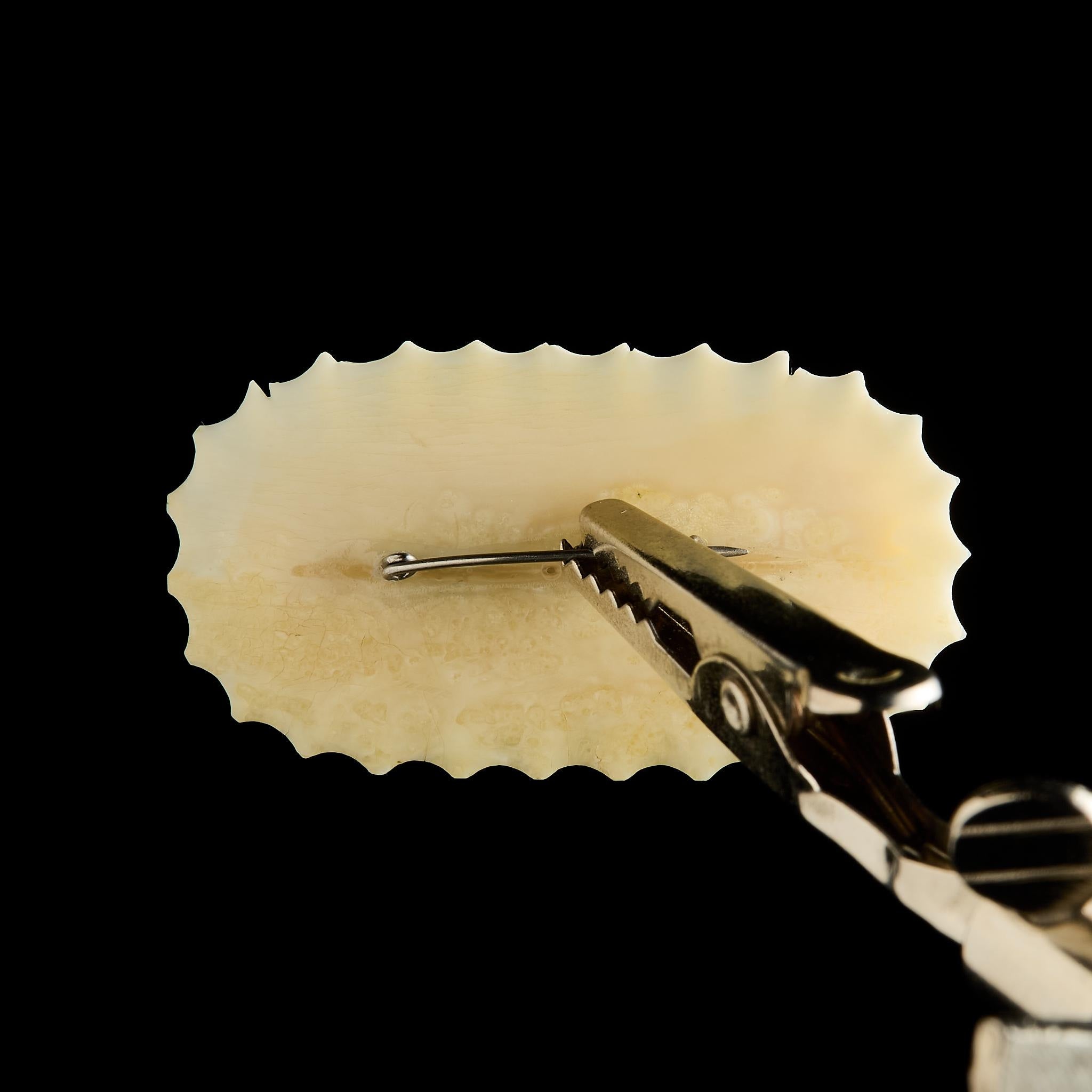 Vintage Inuit Collectible Brooch (USSR, 50s–60s)