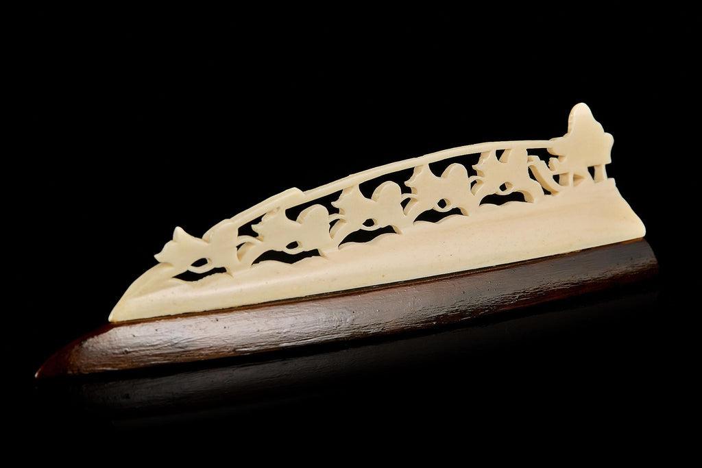 Collectible Vintage Inuit Sculpture (Sleigh Team) | Carved Figure, USSR 1950s–60s