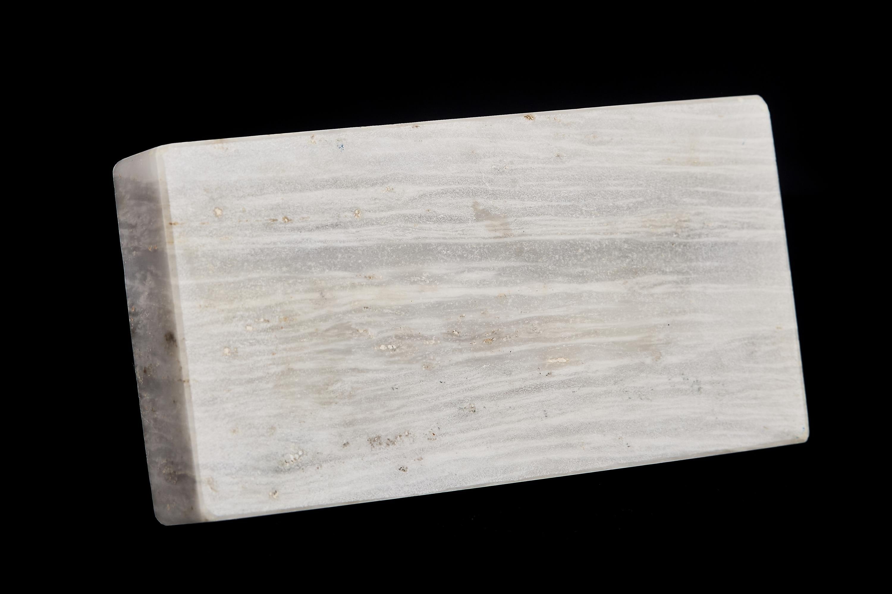 Vintage Inuit Marble Walrus Figurine on Ice Floe Base | Yup'ik Stone Sculpture, Early-Mid 20th C.