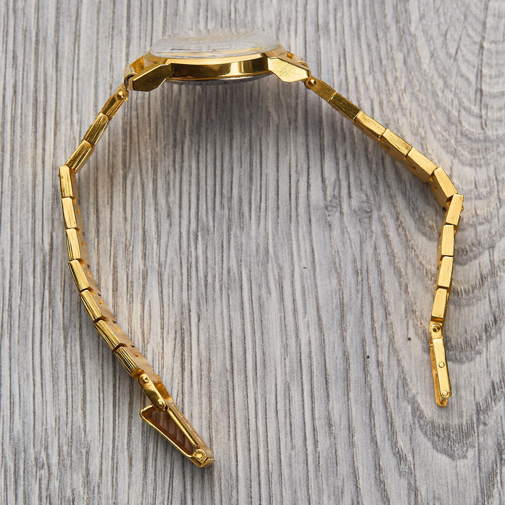 Vintage LUCH Gold-Plated Women's Watch | Aurum 10 Coating, Shockproof, Conditionally New